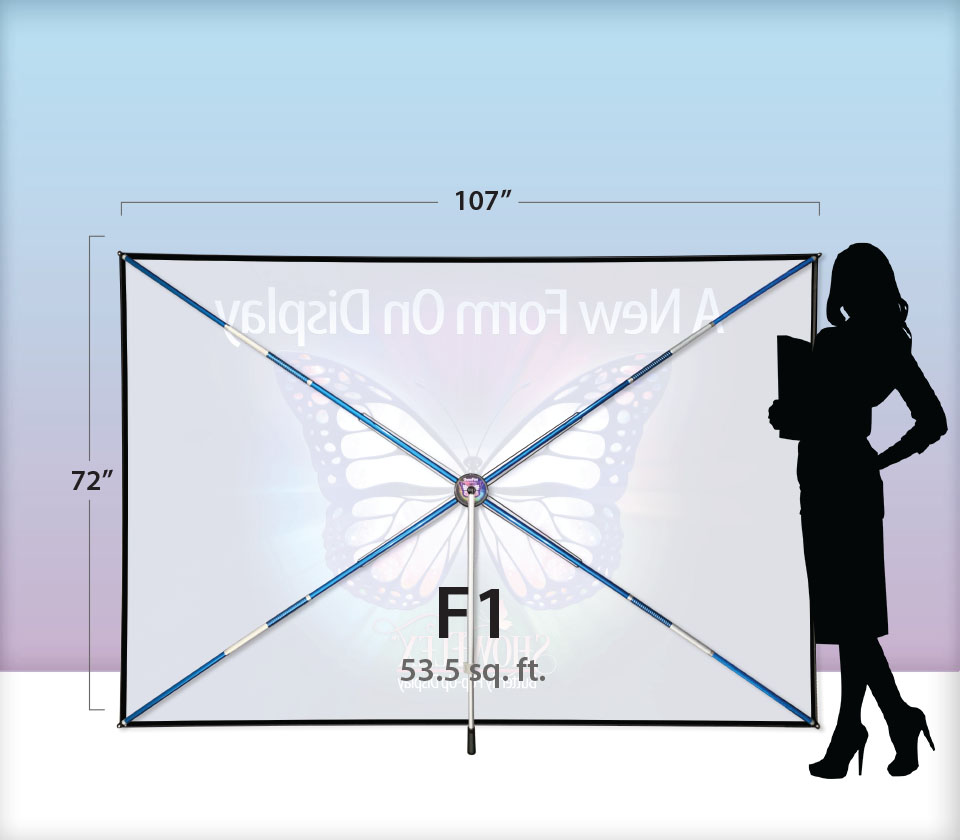 F2 SHOWFLEX FREESTANDING w/ GRAPHIC