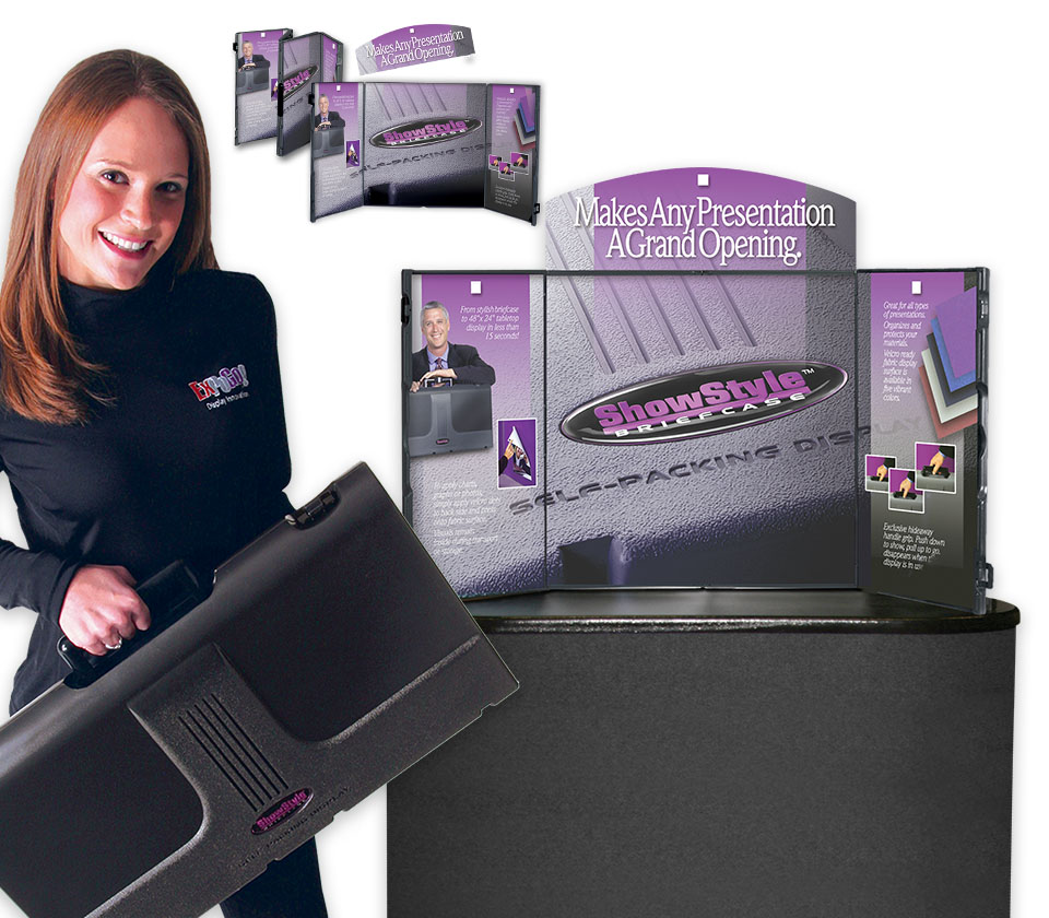 ShowStyle Briefcase Display (BLACK)